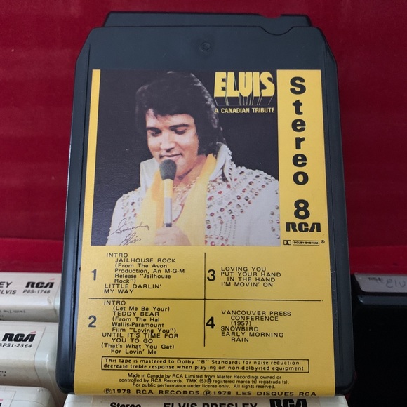 ELVIS A CANADIAN TRIBUTE" 1978 8TRACK TAPE - Picture 1 of 3